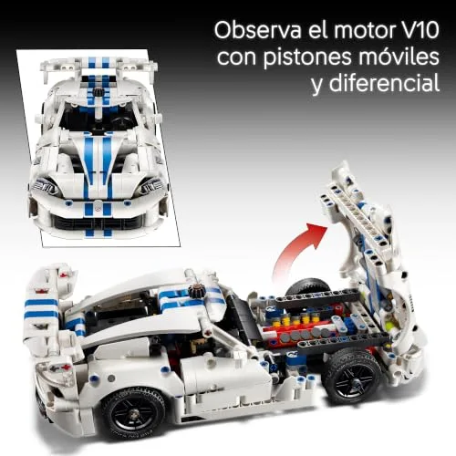 LEGO ▫️ Technic Dodge Viper GTS-R Desportivo 42234 3
