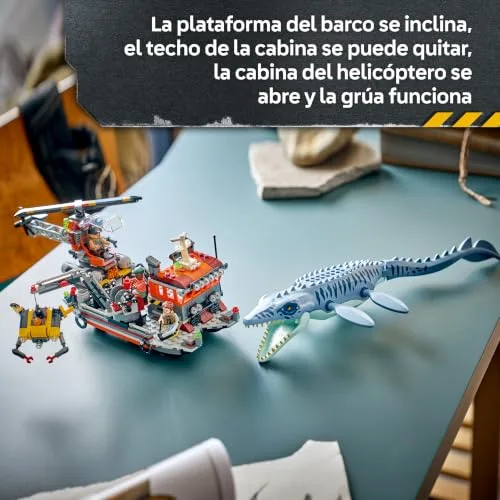 LEGO ▫️ Jurassic World: O Ataque do Dinossauro Marinho Mosasaurus 77983 5