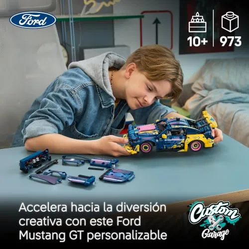 LEGO ▫️ Technic Oficina de Tuning: Carro Ford Mustang GT 42236 2