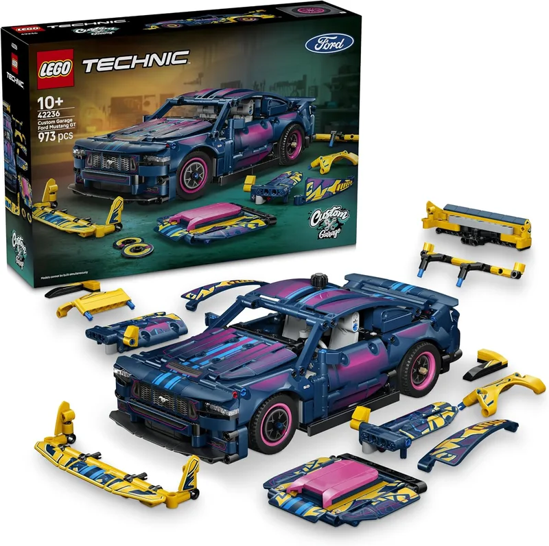 LEGO ▫️ Technic Oficina de Tuning: Carro Ford Mustang GT 42236