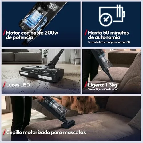 Hoover ▫️ Aspirador-vassoura sem fio HF1 Core Pet | 50 minutos de autonomia 2