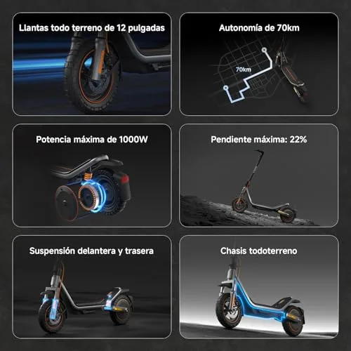 Xiaomi ▫️ Patinete elétrico Série 6, autonomia de 25 a 75 km 2