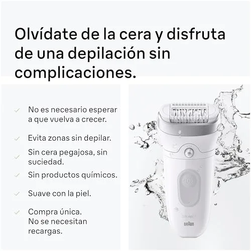 Braun ▫️ Silk·épil 7 Depiladora Elétrica para Mulher, 7-030, Prateada 5