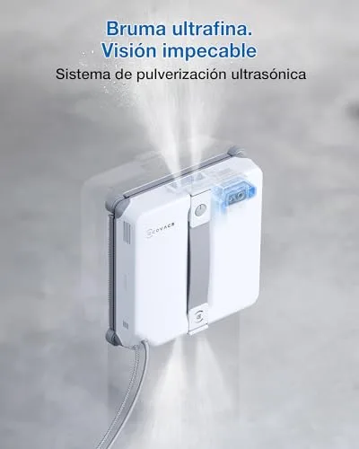 ECOVACS ▫️ Robô de limpeza de vidros WINBOT Mini 2, escovas laterais para cantos e pulverização ultrassónica, ultrafino para janelas estreitas, navegação inteligente, 6 modos na aplicação, proteção em 10 níveis 5