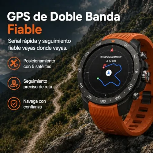 Mibro ▫️ GS Explorer S – Relógio inteligente para homem, GPS, resistente à água até 10 ATM 4