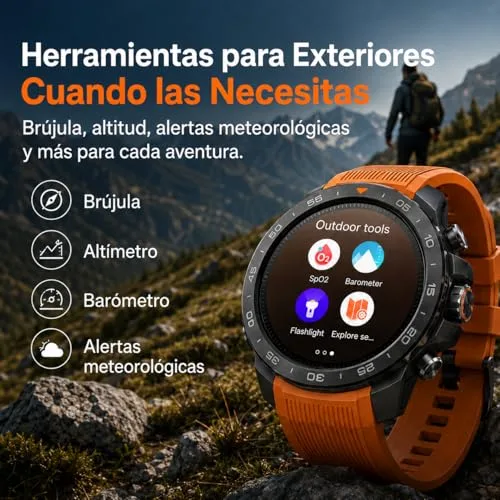 Mibro ▫️ GS Explorer S – Relógio inteligente para homem, GPS, resistente à água até 10 ATM 6