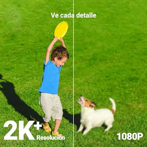 EZVIZ ▫️ 2PK Câmaras de vigilância Wi-Fi de 4 MP, campo de visão de 360°, com bateria de 5200 mAh, deteção de pessoas/veículos, visão noturna a cores, defesa ativa, CB8 Lite + painel solar de 5 W, sem cartão SD 4