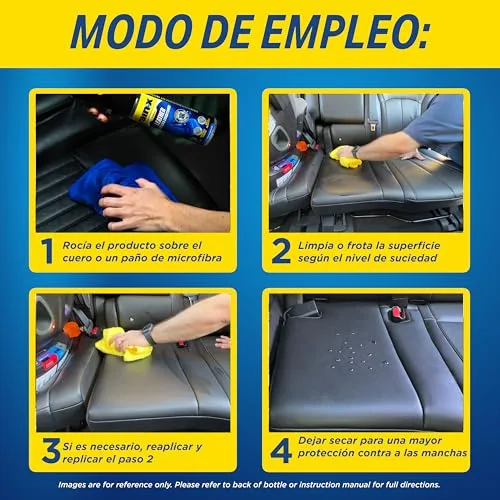 Rain-X ▫️ Limpador de Estofos de Couro para Automóveis - Limpa, Nutre e Repele Manchas - 300 ml 5