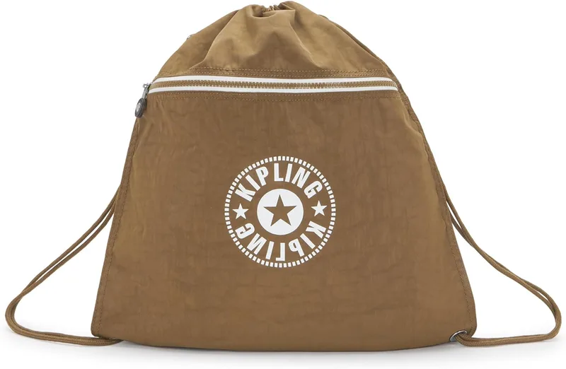Kipling ▫️ Mochila SUPERTABOO Média, Smooth Khaki Ce