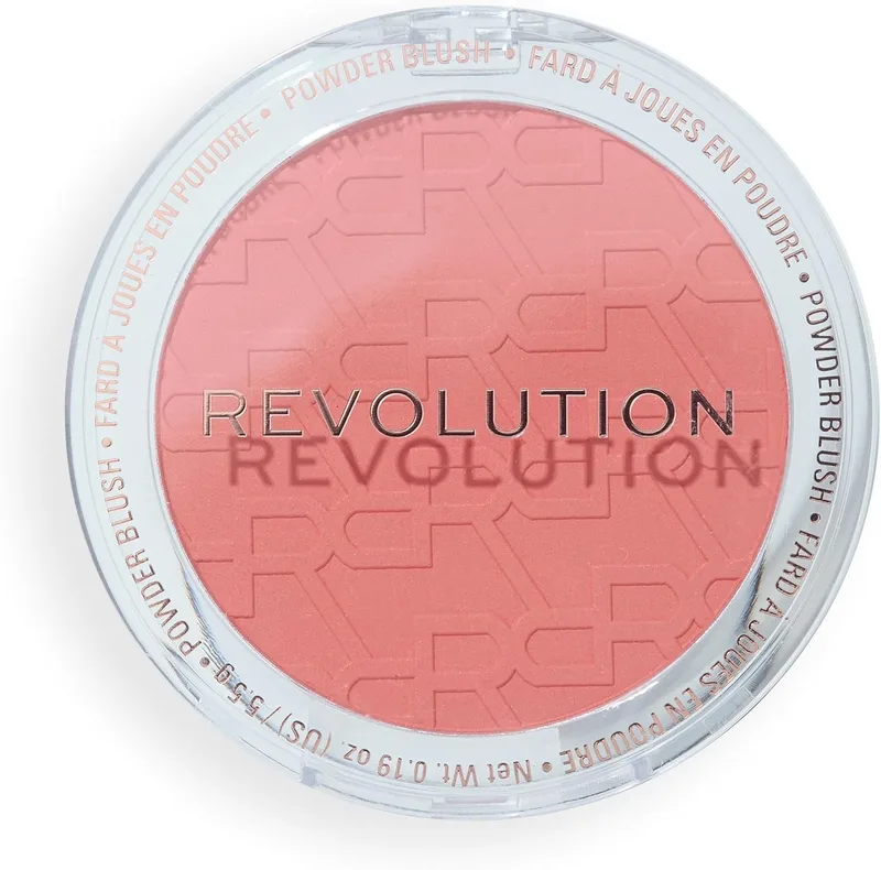 Revolution Beauty London ▫️ Revolution Blusher Reloaded, Efeito Airbrush, Blusher Modulável, Acabamento Mate Suave, Testado em Animais e Vegan, Peach Bliss, 7.5g