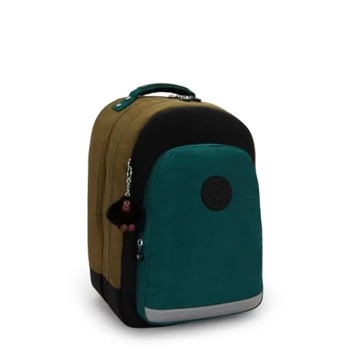 Kipling ▫️ Mochila CLASS ROOM Média, Preto e Cáqui Bl 4