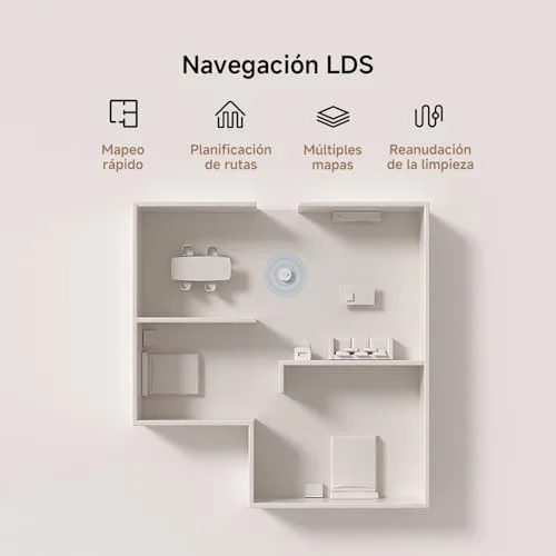 XIAOMI ▫️ H50 Aspirador robô com função de esfregamento e pano elevável, 10 000 Pa 7