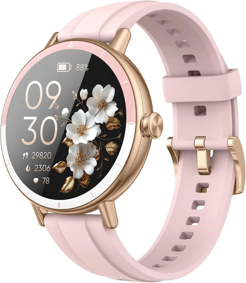 Cillso ▫️ Smartwatch Women, 1.27" HD Smartwatch Women com Bluetooth Calling, 2026 Smart Watch com Monitor de Frequência Cardíaca/Monitor de Sono/Podómetro, Pulseira de Atividade IP68 com mais de 110 Modos Desportivos para Android iOS