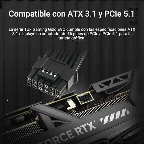 ASUS ▫️ TUF Gaming 750 W Gold EVO - Fonte de alimentação 2