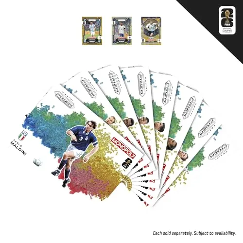 Monopoly ▫️ Jogo Panini Prizm: Copa do Mundo da FIFA I Jogo de mesa com temática de futebol e cartas colecionáveis Panini Prizm Copa do Mundo da FIFA 2026 I Idade: 8+ - Versão em espanhol 5