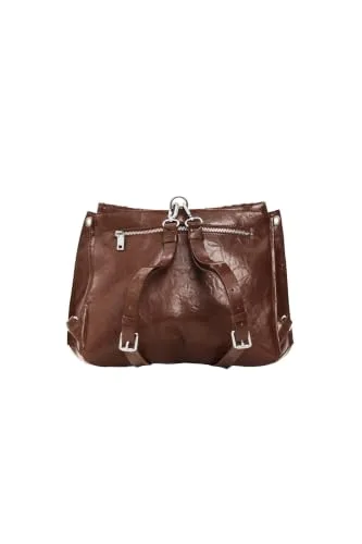 Desigual ▫️ Mochila para mulher, castanha, tamanho único 2