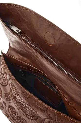 Desigual ▫️ Mochila para mulher, castanha, tamanho único 4
