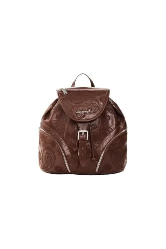 Desigual ▫️ Mochila para mulher, castanha, tamanho único 3