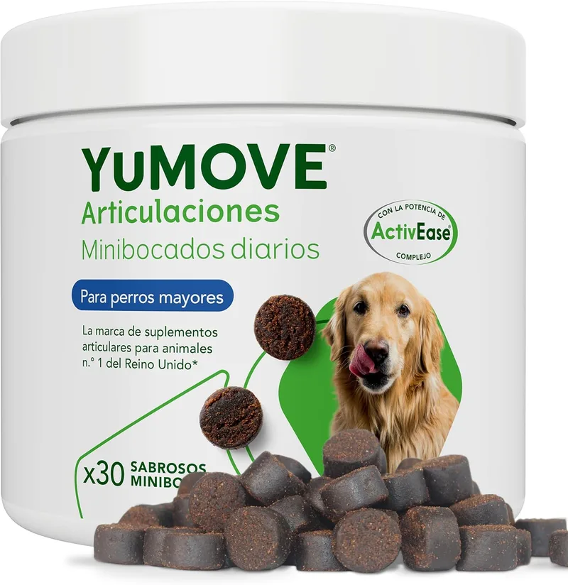 YuMOVE ▫️ Chondroprotector Dogs 30 Chewables - Articulações Cão Sénior +8 Anos com Mussel Green Lips ActivEase Complex 150mg cada Chew & Fish Oil - Mobilidade Canina