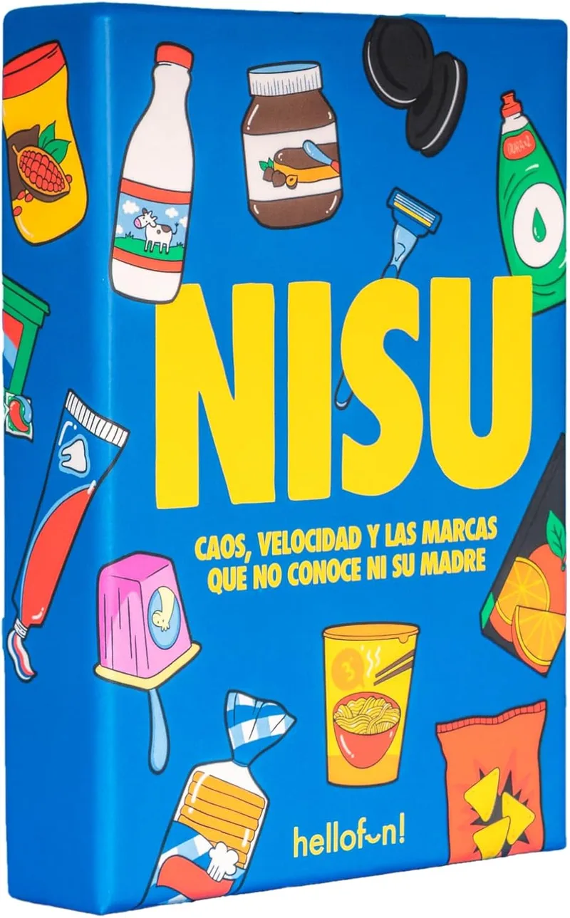 Hellofun! ▫️ Jogos de tabuleiro para adultos | NISU | O jogo de cartas com as marcas NISU Mother Knows | Rápido e caótico | Prenda para crianças | Uma ideia Hellofun! | 2-6 jogadores | Duração: 10 mins | +8