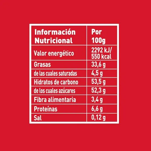 NESTLÉ CAJA ROJA ▫️ CAJA ROJA Pasta de Chocolate com Avelãs 1,2 kg 6