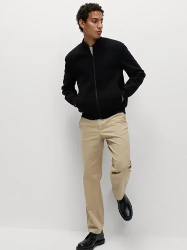Marks & Spencer ▫️ Calças de ganga com elástico para homem, corte normal, com bolsos 2