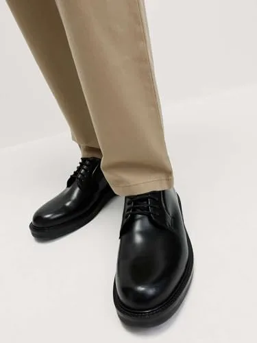 Marks & Spencer ▫️ Calças de ganga com elástico para homem, corte normal, com bolsos 4