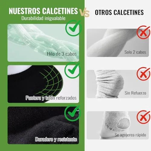 Effeet ▫️ Meias curtas de bambu para homem e mulher, 10/20 pares, respiráveis 5