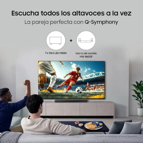 Samsung ▫️ Televisão Mini LED M80H de 55 polegadas, 4K, Smart TV com IA 6