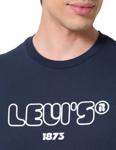 Levi's ▫️ Camisola de gola redonda Lse_Graphic para homem 2