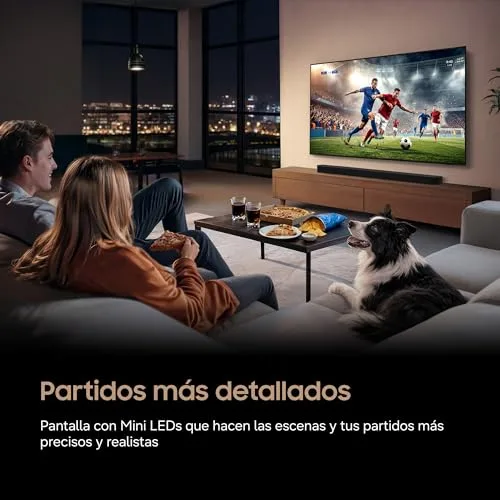 Samsung ▫️ Televisão de 75 polegadas Mini LED M80H 4K Smart TV com Vision AI Companion, Motion Xcelerator 144 Hz, Modo de Futebol com IA, Cinema, Jogos e Desporto 3