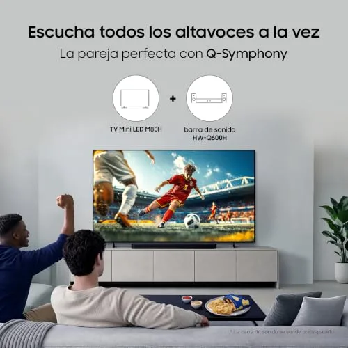 Samsung ▫️ Televisão de 75 polegadas Mini LED M80H 4K Smart TV com Vision AI Companion, Motion Xcelerator 144 Hz, Modo de Futebol com IA, Cinema, Jogos e Desporto 6