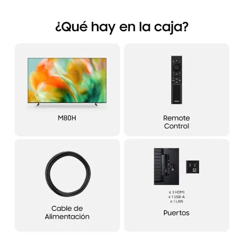 Samsung ▫️ Televisão de 75 polegadas Mini LED M80H 4K Smart TV com Vision AI Companion, Motion Xcelerator 144 Hz, Modo de Futebol com IA, Cinema, Jogos e Desporto 7