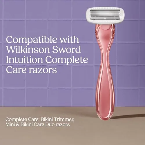 Wilkinson Sword ▫️ Intuition Complete Care: máquinas de barbear para mulher, sérum Hydra-Boost, cabo da máquina de barbear e 1 lâmina de substituição 6