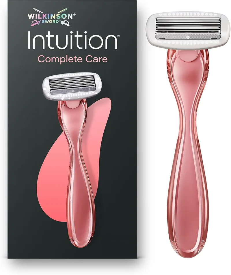 Wilkinson Sword ▫️ Intuition Complete Care: máquinas de barbear para mulher, sérum Hydra-Boost, cabo da máquina de barbear e 1 lâmina de substituição