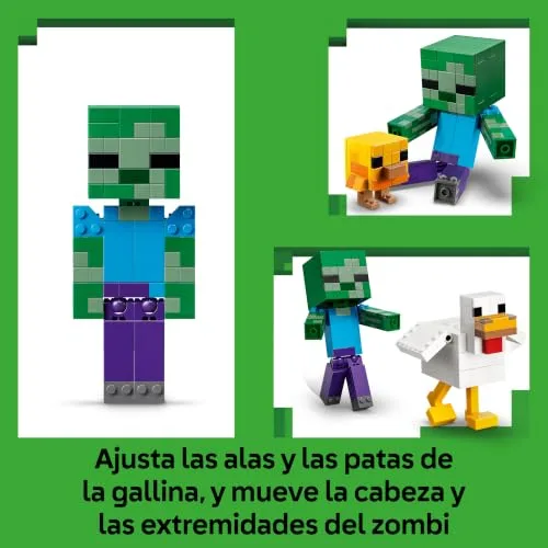 LEGO ▫️ Minecraft Cavaleiro da Galinha 21582 5