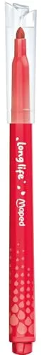 Maped ▫️ Color'Peps Long Life - Estuche com 12 marcadores laváveis, ponta bloqueada anti-afundamento super-resistente, não secam sem tampa (até 1 semana), cores brilhantes, material escolar 5