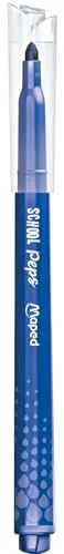 Maped ▫️ Color'Peps Long Life - Estuche com 12 marcadores laváveis, ponta bloqueada anti-afundamento super-resistente, não secam sem tampa (até 1 semana), cores brilhantes, material escolar 6