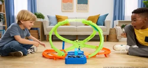 Hot Wheels ▫️ Stunt Tracks Hypersphere: Pista de Colisões e Carro 2