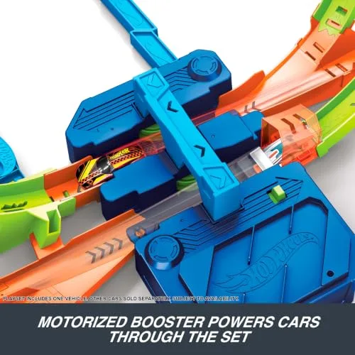Hot Wheels ▫️ Stunt Tracks Hypersphere: Pista de Colisões e Carro 4
