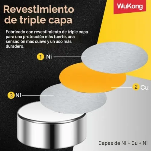 Wukong ▫️ Wzone 100 unidades de ímanes potentes, ímanes de neodímio de 6×3 mm para o frigorífico, pequenos ímanes redondos para quadros de avisos, fotografias e escritórios 3