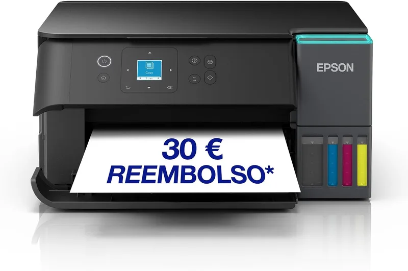 Epson ▫️ EcoTank ET-2955 Impressora com reservatório de tinta | para utilização intensiva em casa | Wi-Fi | A4 | Imprimir, copiar, digitalizar | Ecrã LCD de 3,7 cm | Impressão frente e verso | Tinta incluída para 3 anos
