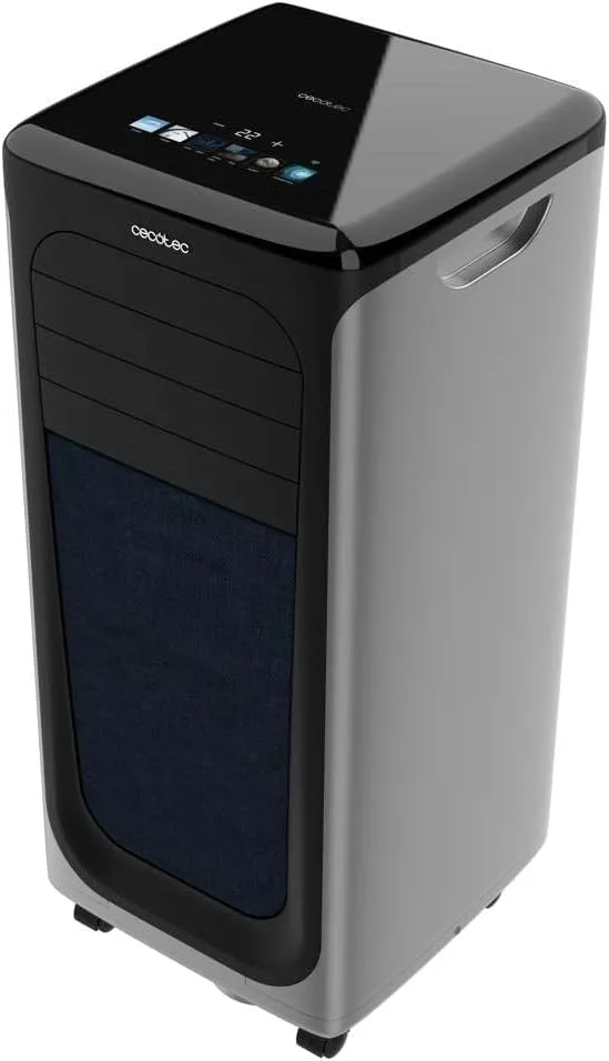 Cecotec ▫️ ForceClima 7900 SmartTouch Connected Portable Air Conditioner with Wifi. 7000BTU, Controlo Remoto, Ecrã Táctil, 4 Modos, Desumidifica 20L /dia, Temporizador, Cobertura 15-20m².