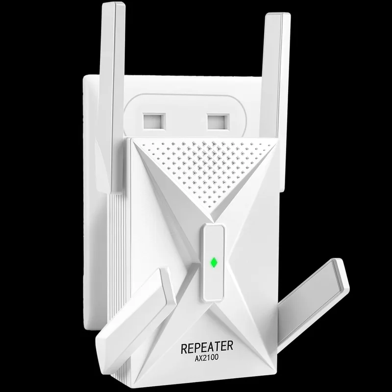 MEETOWN ▫️ Repetidor WiFi, Repetidor WiFi 2100M para Casa, Amplificador Wi-Fi de Banda Dupla 5GHz/2.4GHz para Escritório, Cobre até 800m² e mais de 75 Dispositivos