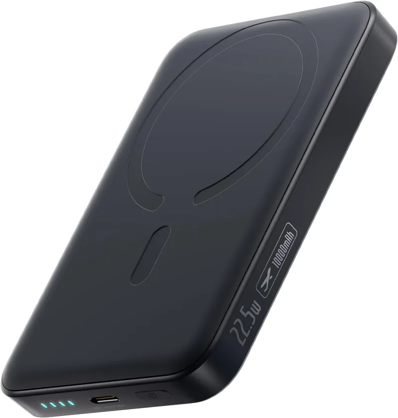 Baseus ▫️ Enerfill FM11 MagSafe Power Bank 10000mAh 22.5W Magnetic Power Bank USB C Wireless External Battery for Mobile Phone Mini Wireless Compatible with iPhone 17/16/15/14/13/12/Pro/Pro Max Series