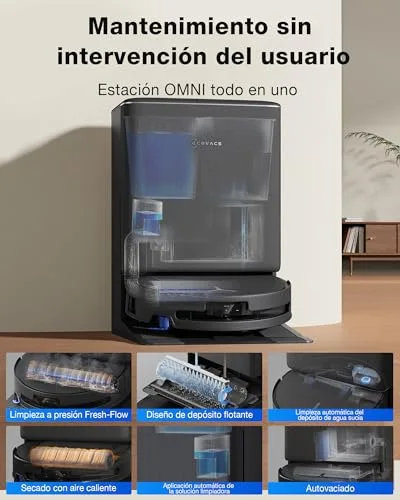 ECOVACS ▫️ DEEBOT T90 Pro Omni – Robô aspirador e esfregador de chão, 30 000 Pa 6