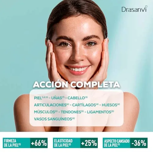 Drasanvi ▫️ Colagénio Complex: Ácido Hialurónico, Vitamina C, Biotina 4