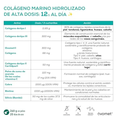 Drasanvi ▫️ Colagénio Complex: Ácido Hialurónico, Vitamina C, Biotina 5