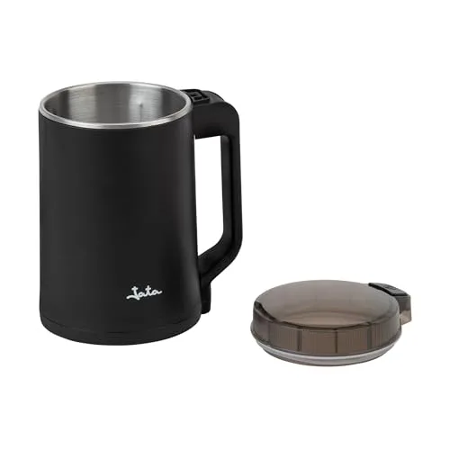 Jata ▫️ JEML1820 - Moedor elétrico de 300 W para café e especiarias, capacidade de 150 g, lâminas em aço inoxidável, moagem rápida e uniforme, tampa de segurança, recipiente em aço 4