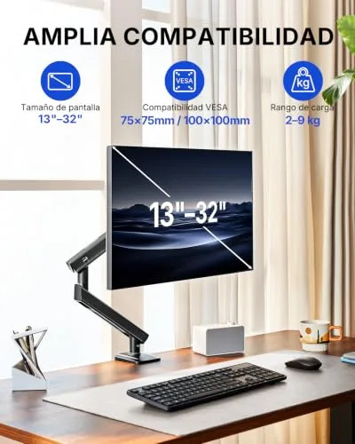 HUANUO ▫️ Suporte de secretária para monitores de 13 a 32 polegadas, até 2,9 kg 2
